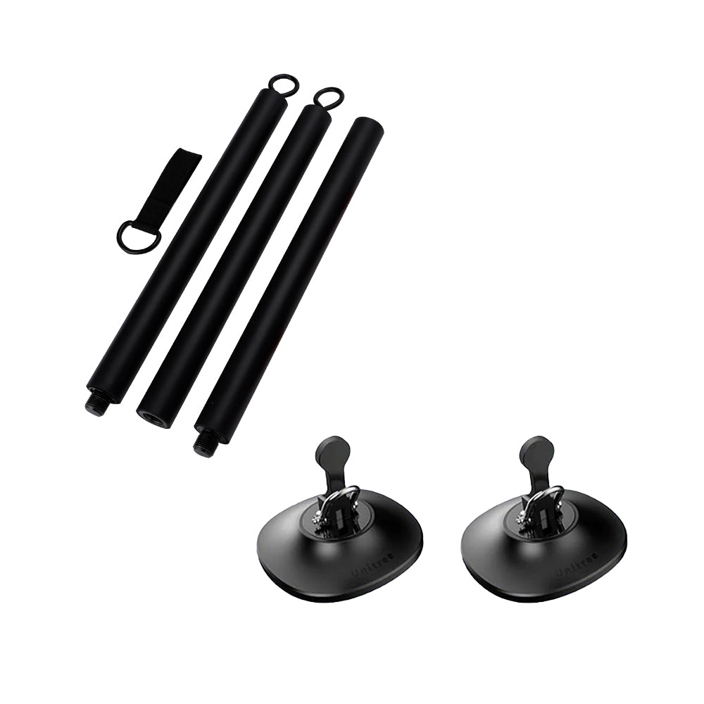 Unitree Fitness Griffstange und Saugnapf für Pump pro Kabelzug - Gorilla Sports Schweiz