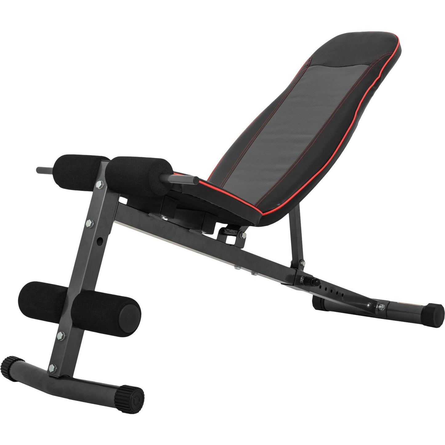Bauchtrainer Rückentrainer Schwarz/Rot - Gorilla Sports Schweiz