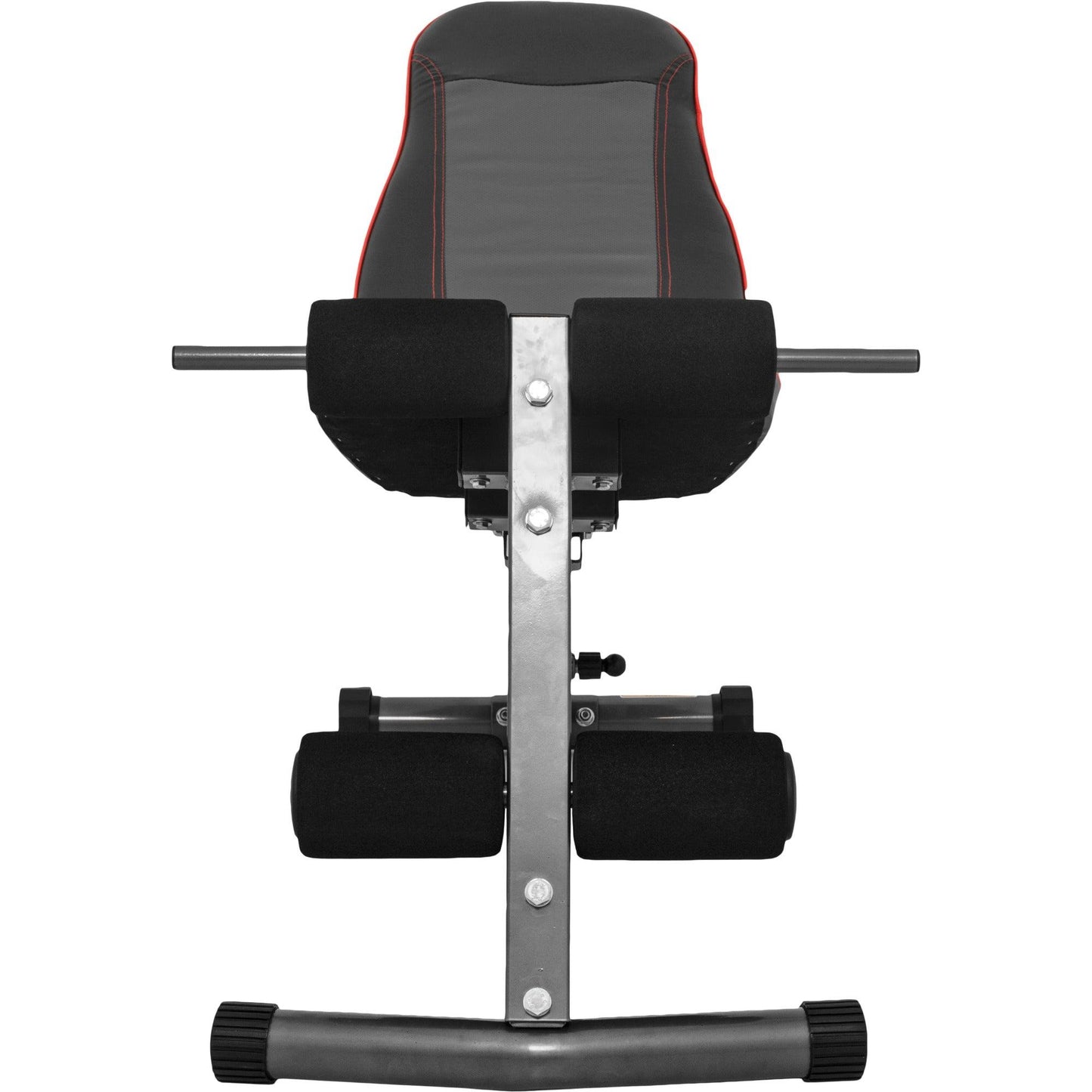 Bauchtrainer Rückentrainer Schwarz/Rot - Gorilla Sports Schweiz