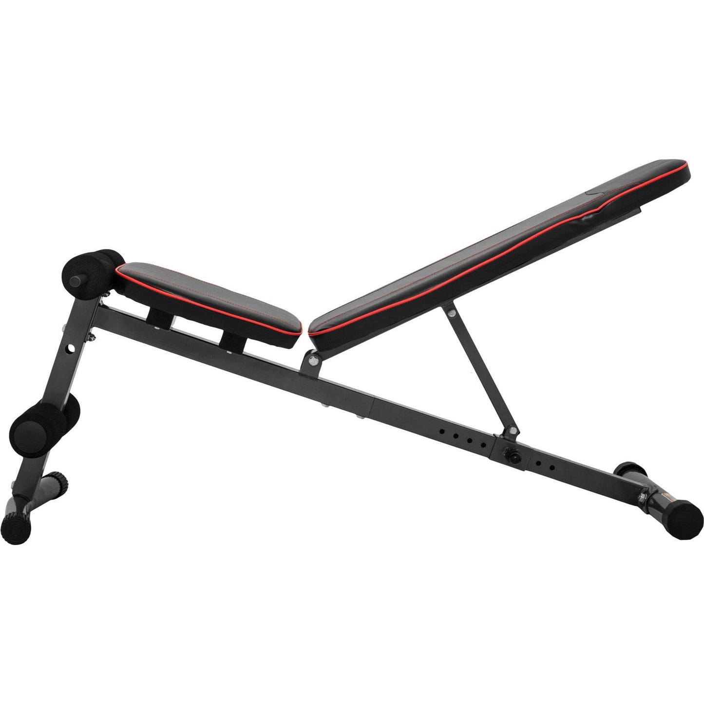Bauchtrainer Rückentrainer Schwarz/Rot - Gorilla Sports Schweiz