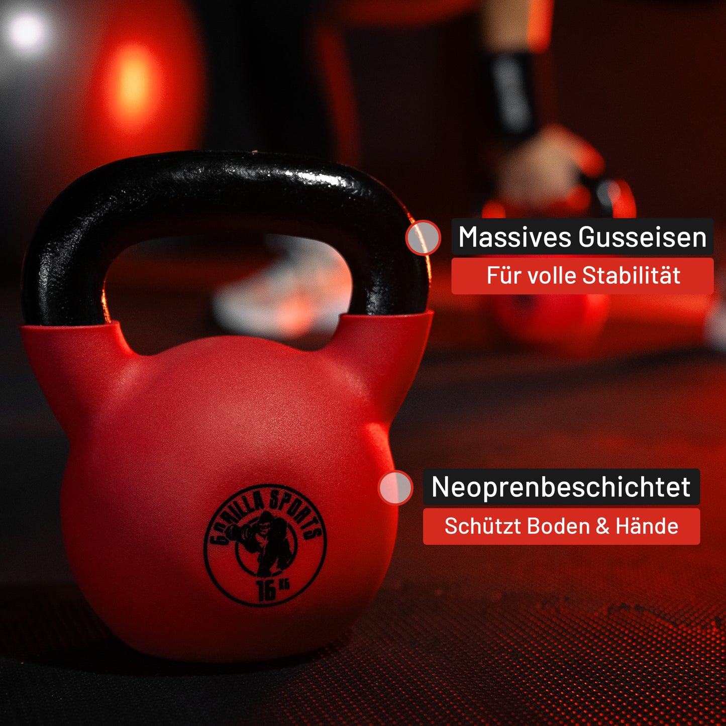 Kettlebell néoprène 2-32 KG 