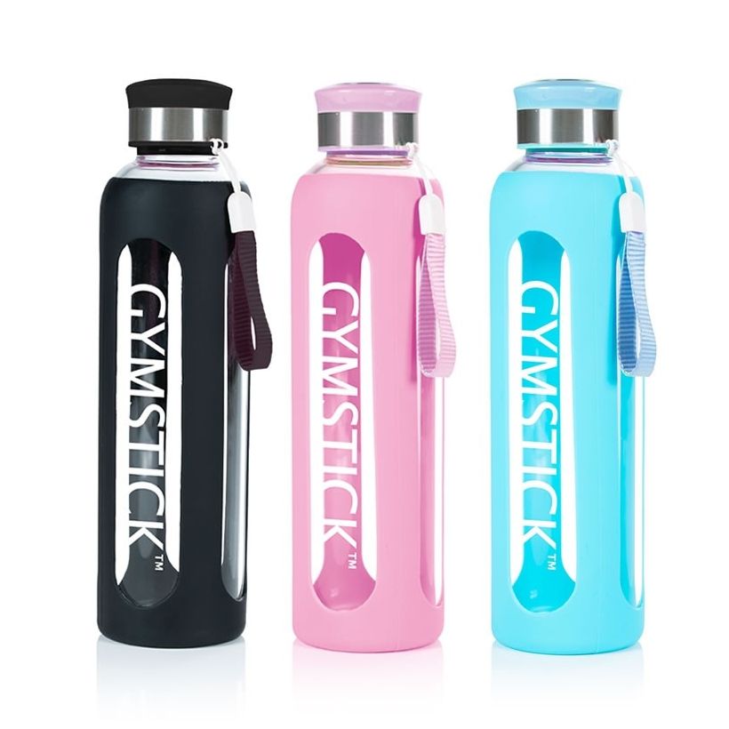 Gymstick Trinkflasche Glas 0.6L - Gorilla Sports Schweiz