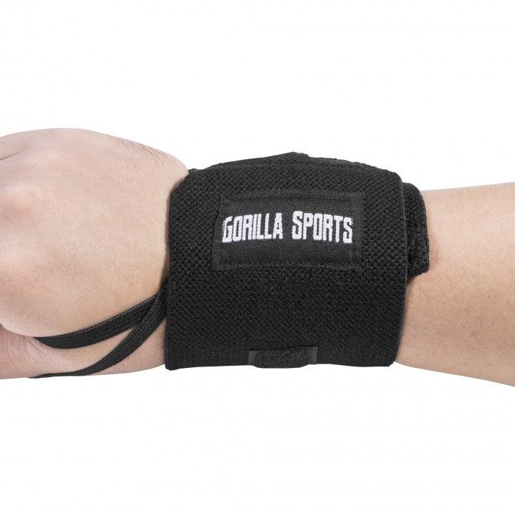 Handgelenkbandagen schwarz - Gorilla Sports Schweiz