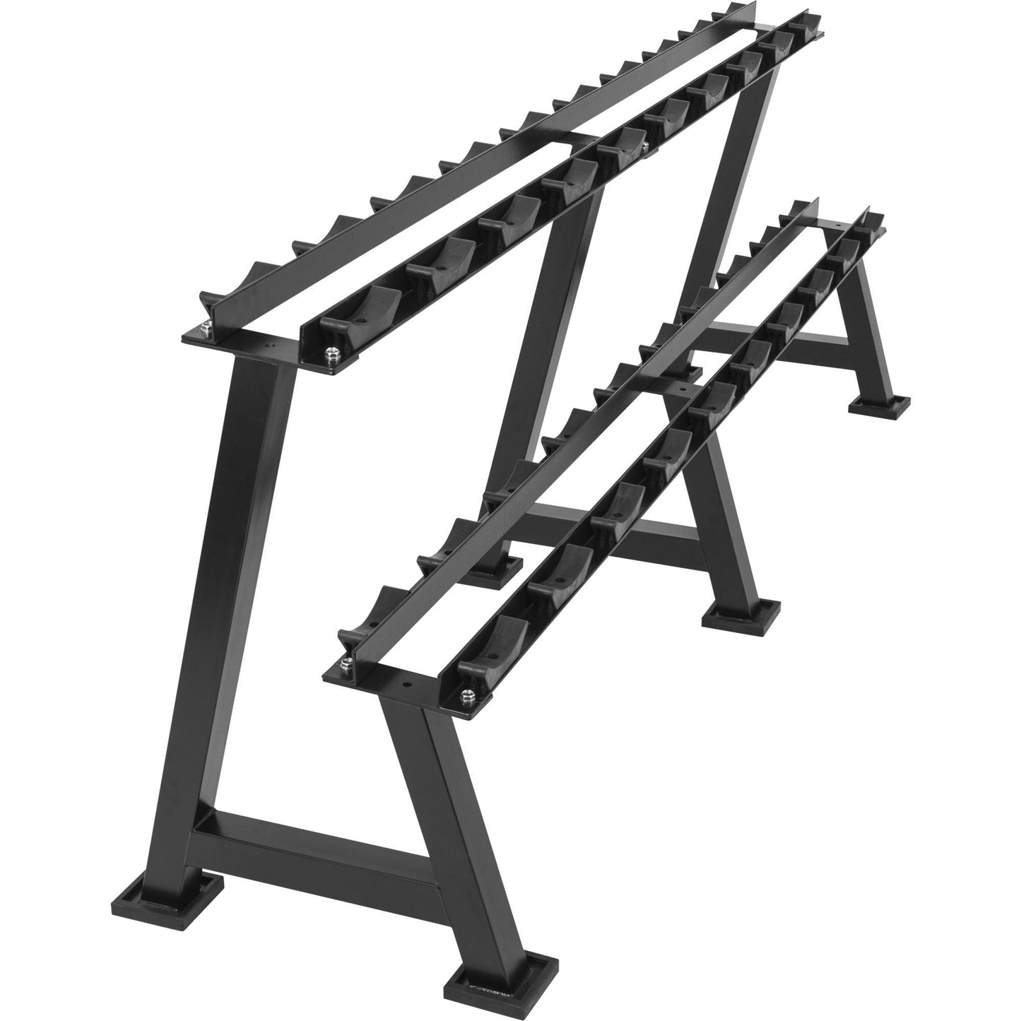 Kurzhantelablage Schwarz - Gorilla Sports Schweiz