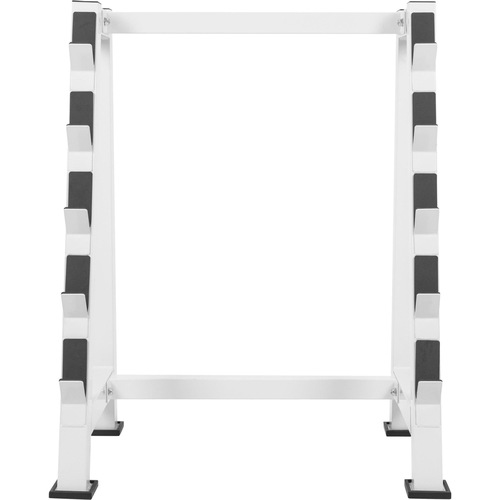 Langhantelablage Weiss - Gorilla Sports Schweiz