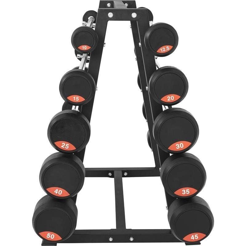 Profi Kompakt Langhantelset mit Ablage - Gorilla Sports Schweiz